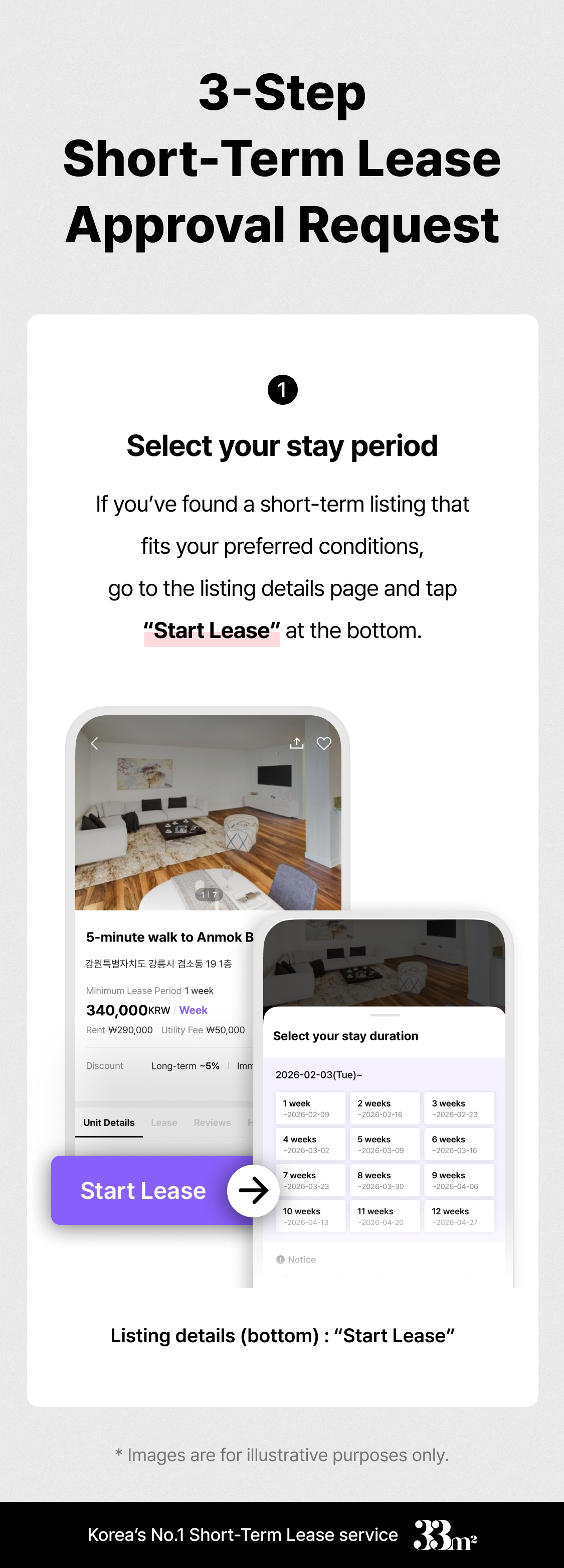 How to Request Short-Term Lease Approval on 33m2