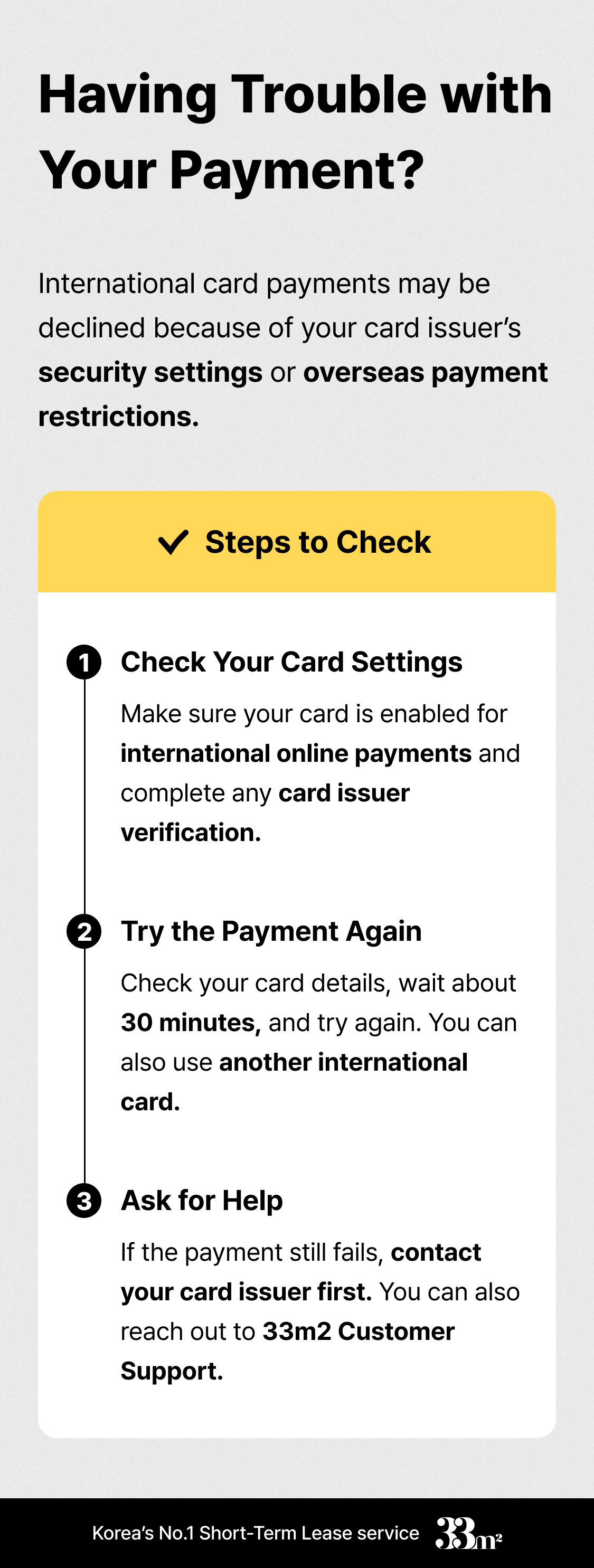What should I do if my payment fails?