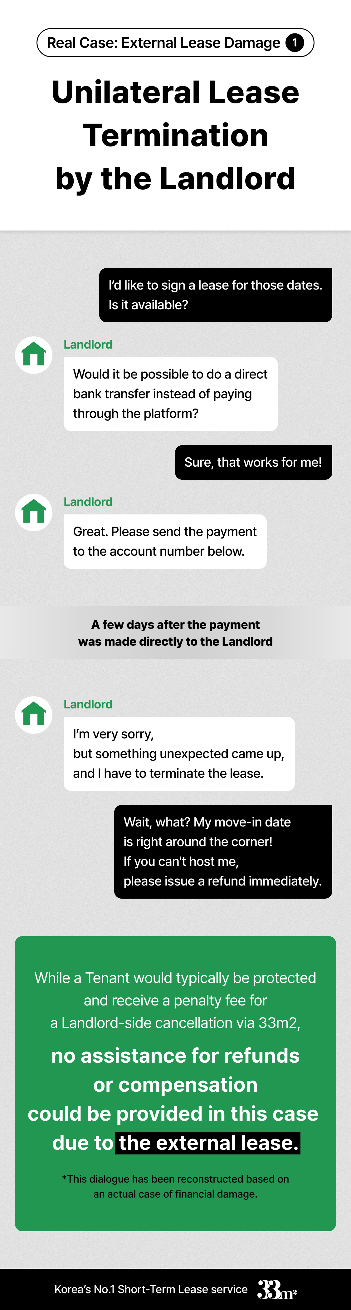 The Risk of External Leases: A Cautionary Tale of Lost Deposits