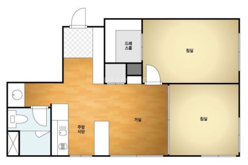 센터필드4거리 2룸