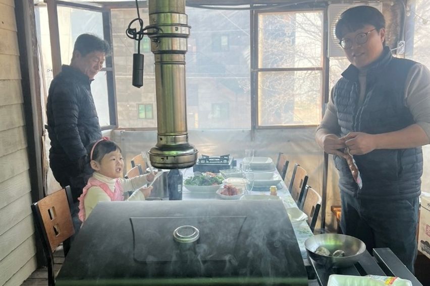 강화.  펜션. 안드로