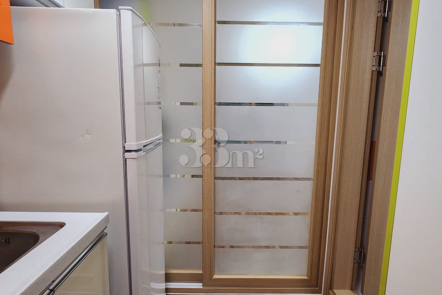 One-room apartment with a separate room near 7th image