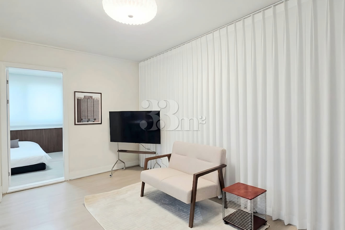 25-pyeong, 2-bedroom apartment with 3 beds 9th image