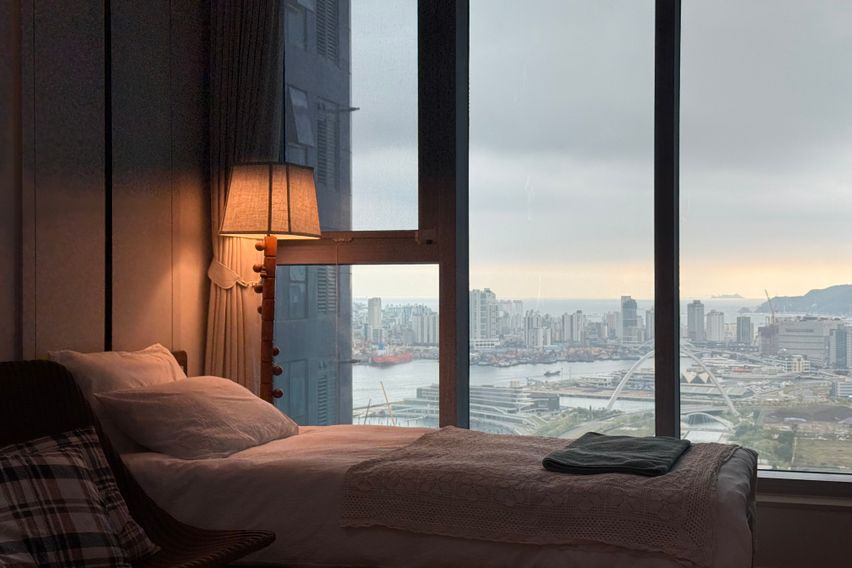 부산역🌊오션뷰🛏️4인침구