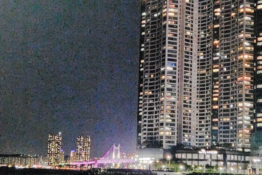 해운대해변과요트경기장뷰