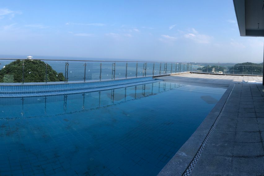 인구해변위치 누워서바다