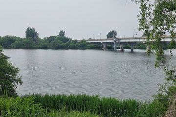 Riverside, right next to the river