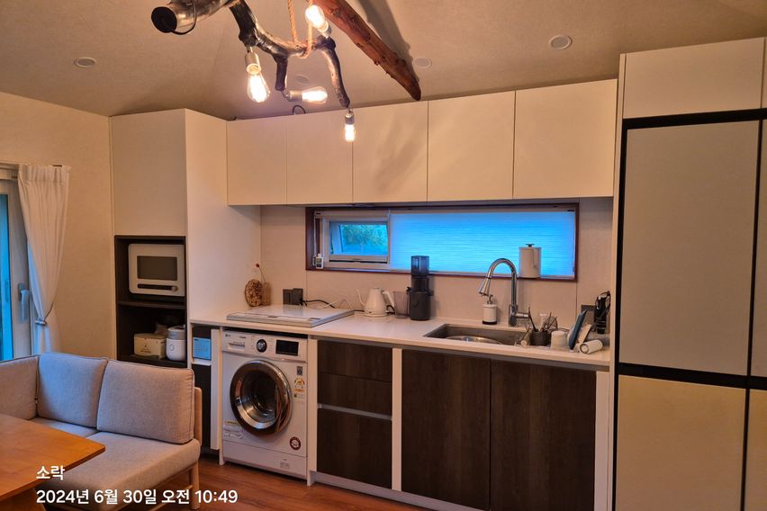 제주시골 마당있는 돌집