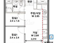 New 2-room apartment near the subway station 18th image