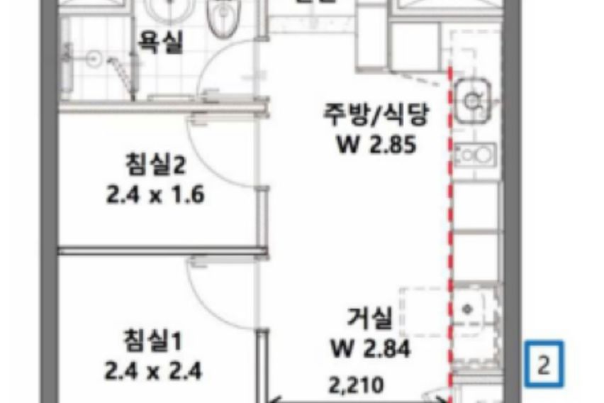 역세권 신축투룸 주차❤