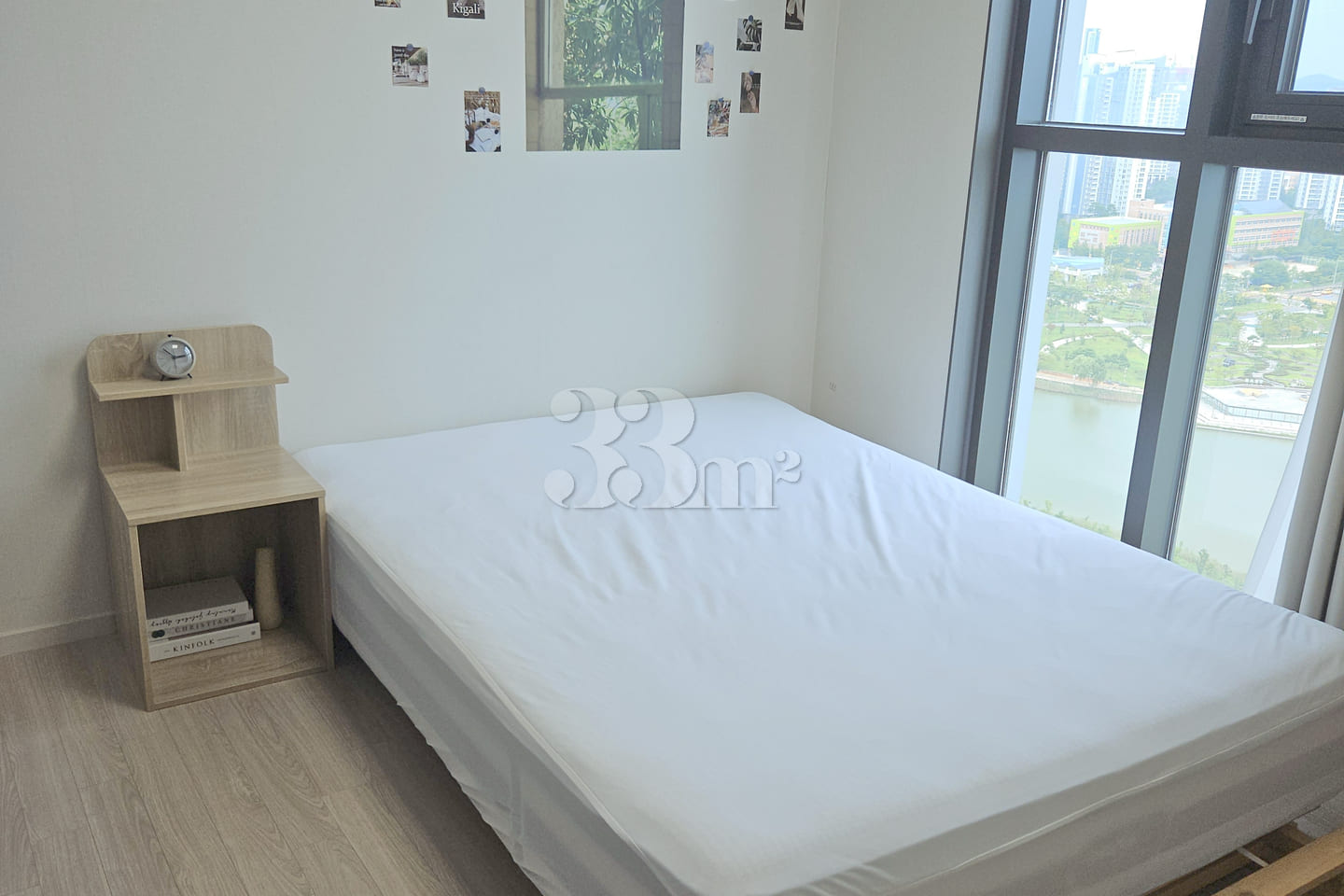 Living room and bedroom with lake view, separ 4th image