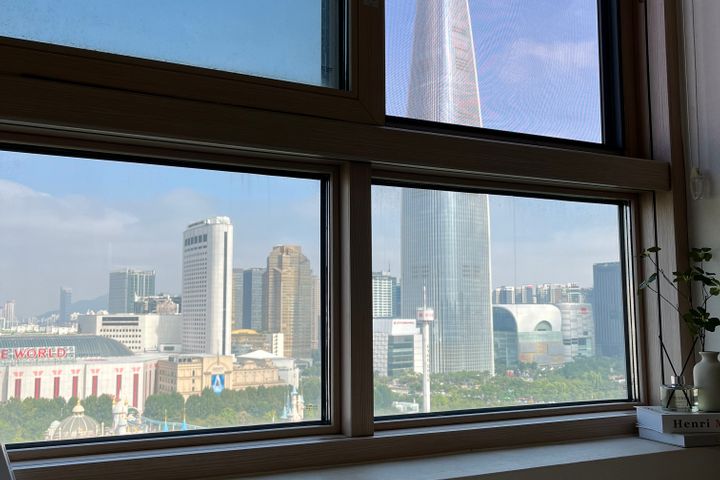 Jamsil Seokchon Lake Tower View 💖 5th image