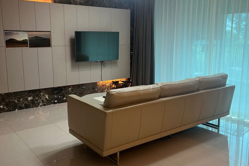 한림 3룸 팬션 앞마당