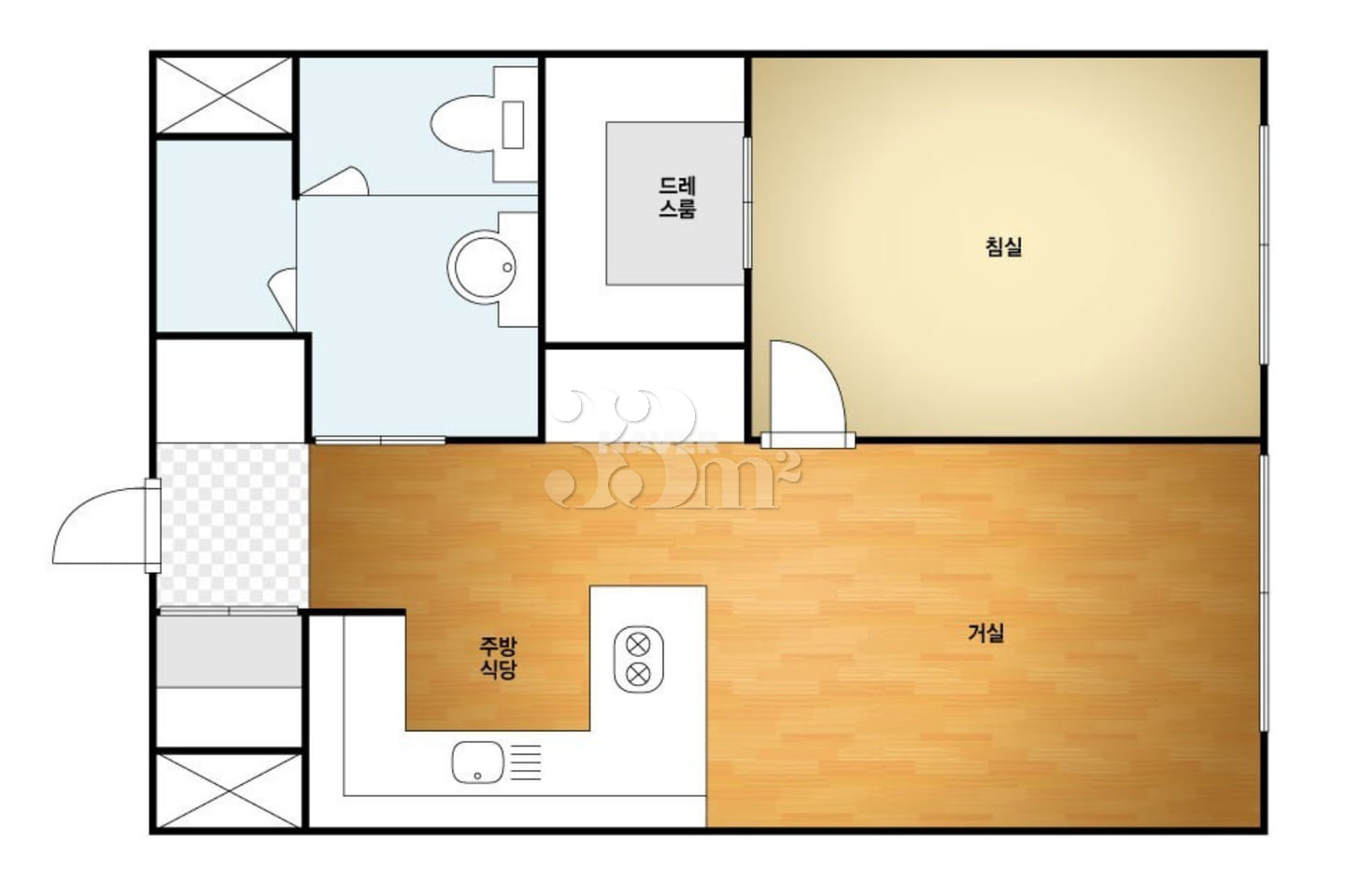 1-bedroom, new construction, near subway stat 19th image