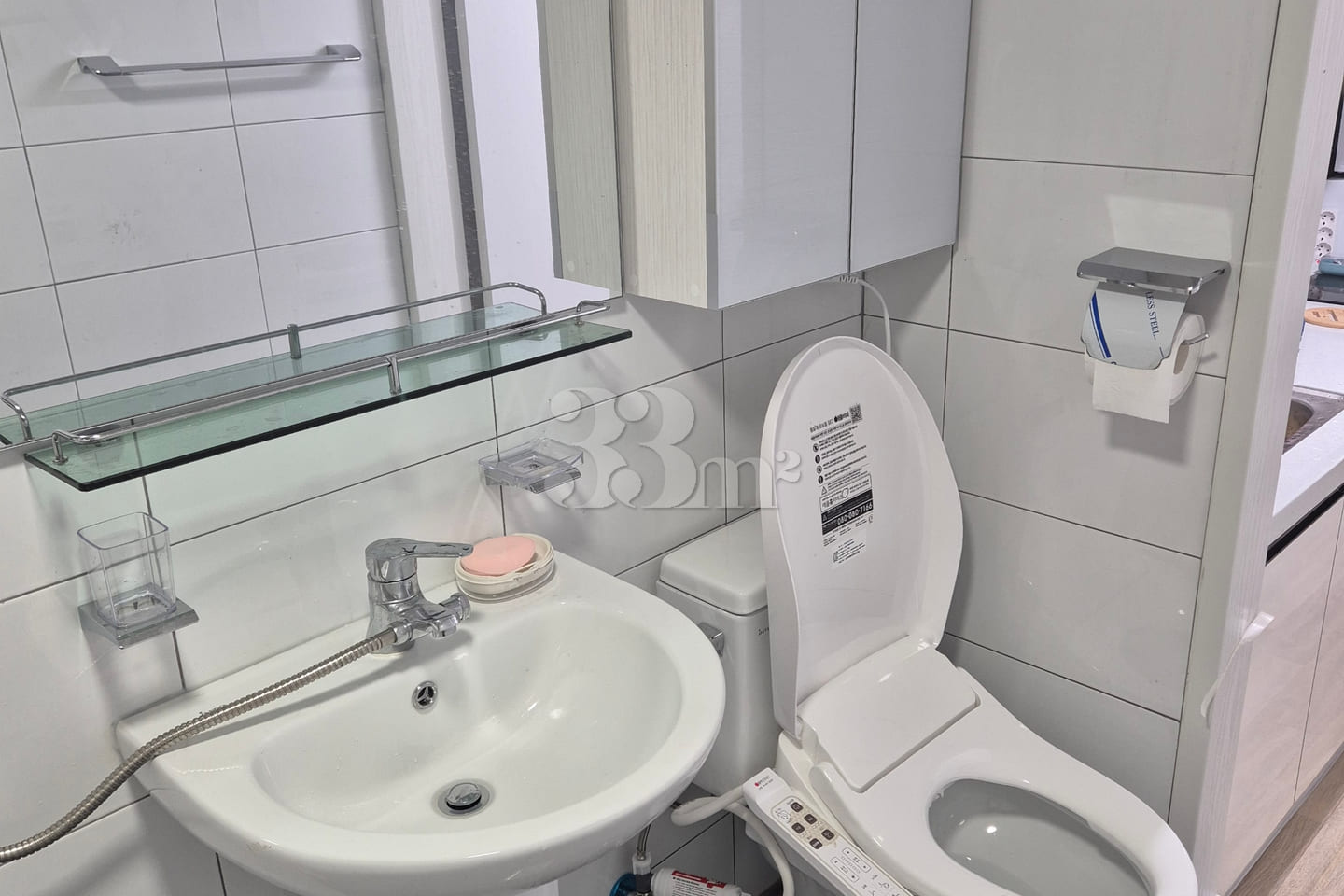 Fully furnished two-room apartment near Guui  6th image