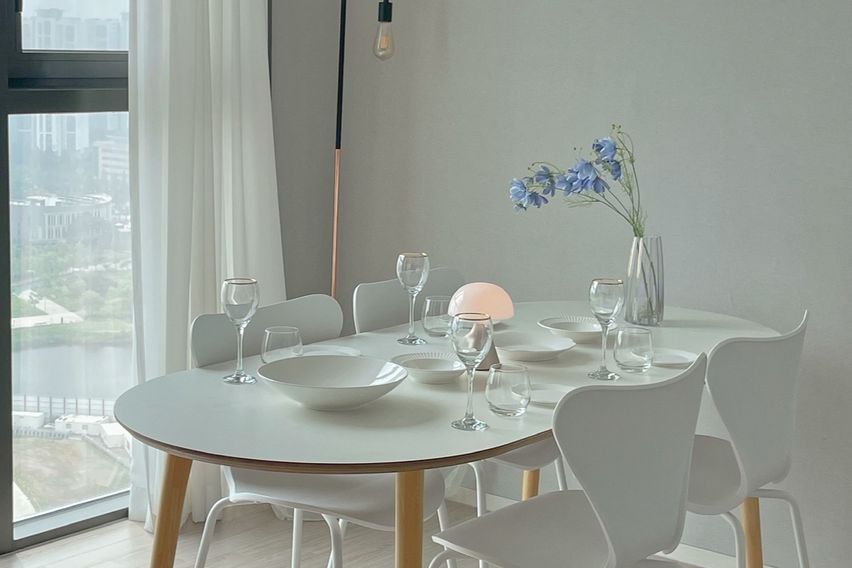 호수뷰 거실 방 분리