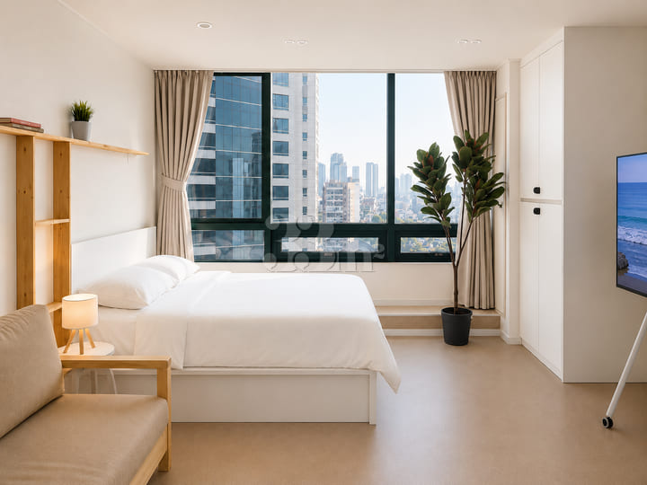 1 minute from Hongdae Station ❤️ Spacious and 방 이미지