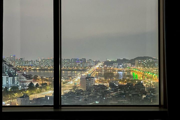 천호역 고층 야경뷰🩵 11번째 이미지