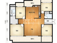 4-bedroom apartment near Sindaebang Station a 17th image