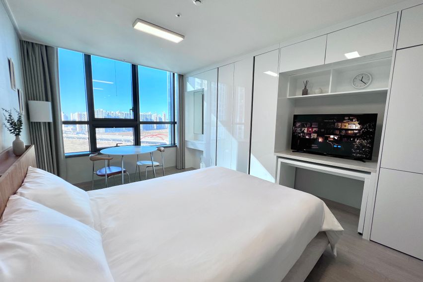 송도 풀옵션 고층 뻥뷰