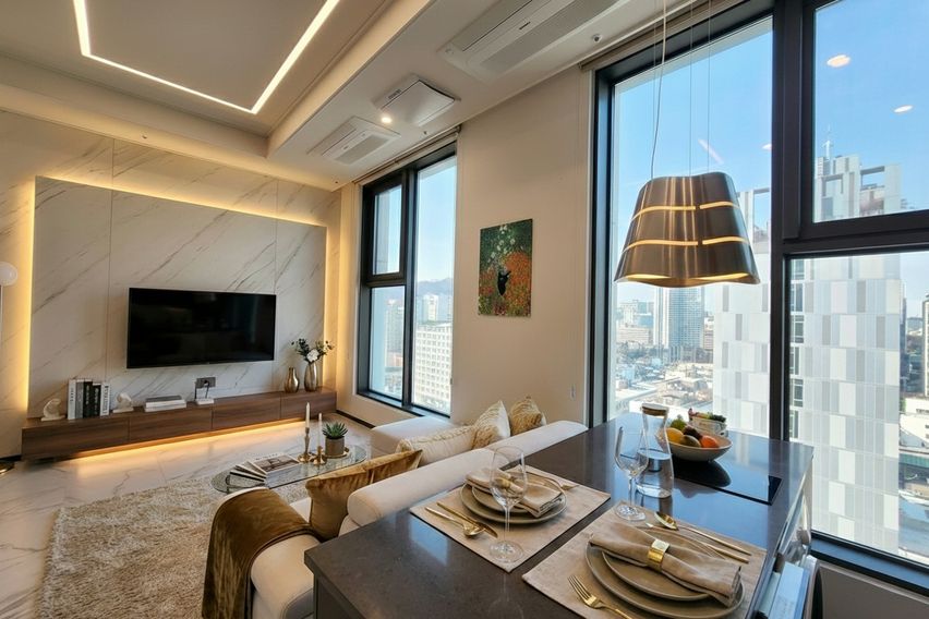 명동 럭셔리 풀옵션투룸