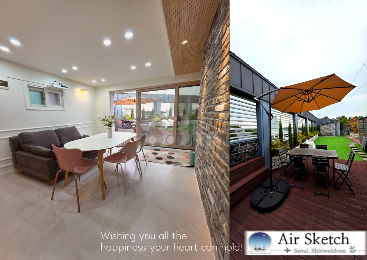 35-pyeong, 4 bedrooms, garden, parking 2th image