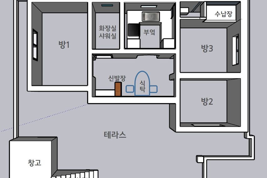 강릉역 도보15분&방3 14번째 이미지