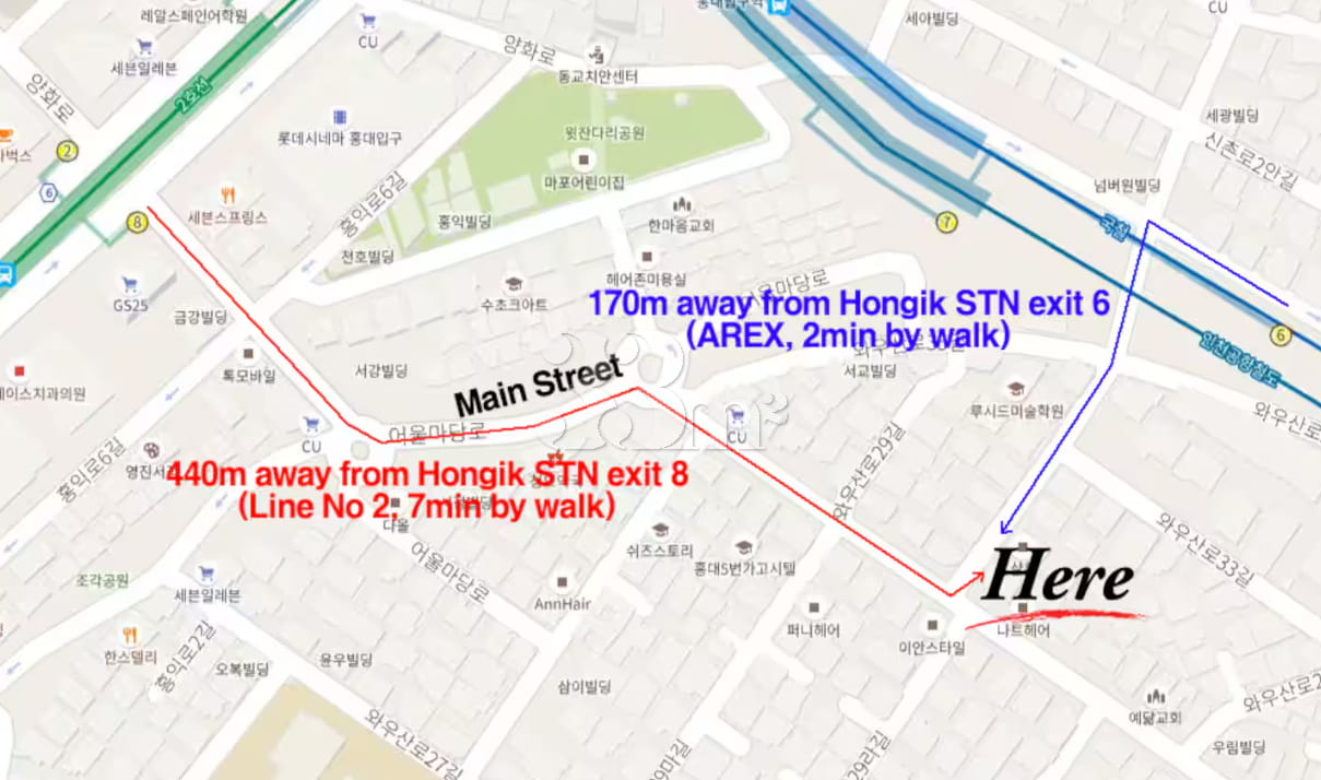 5 minutes from Hongik Univ. Station, fully fu 13th image