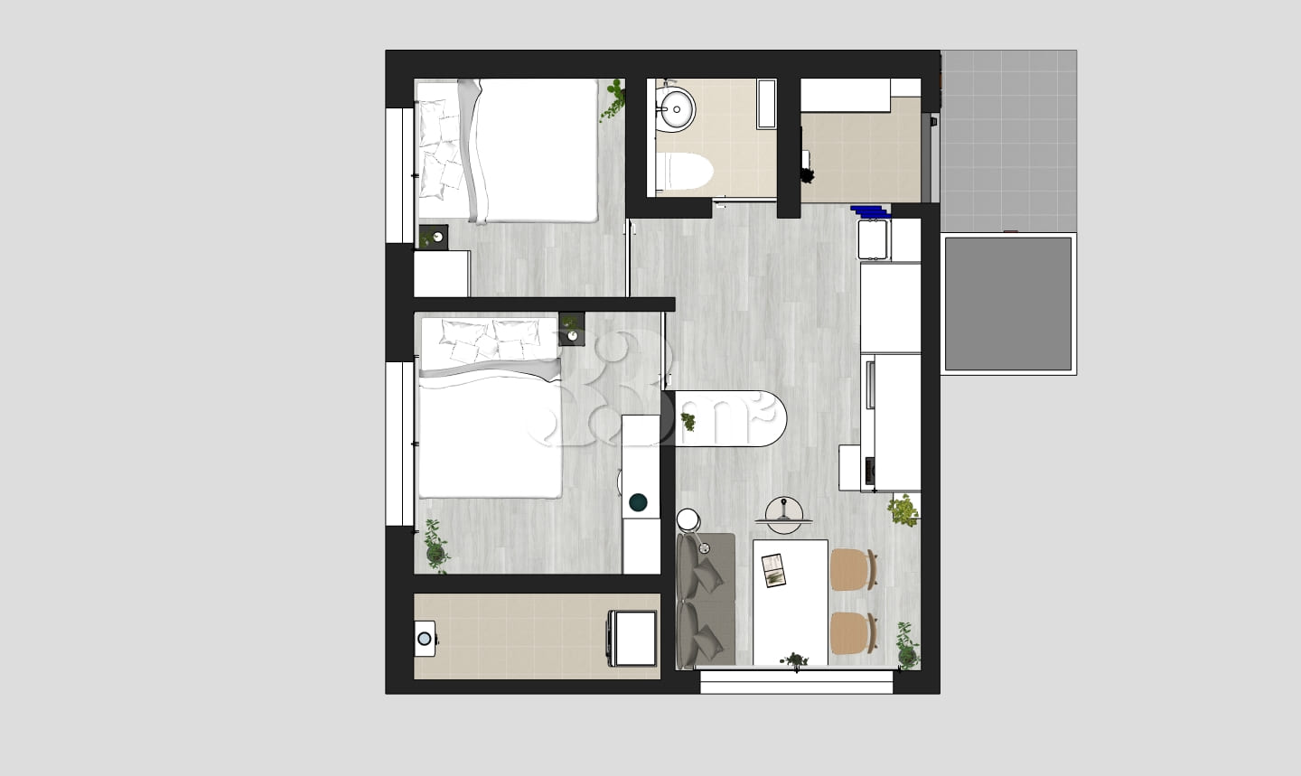 Fully furnished, newly built, right next to L 13th image