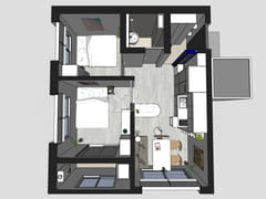 Fully furnished, newly built, right next to L 14th image
