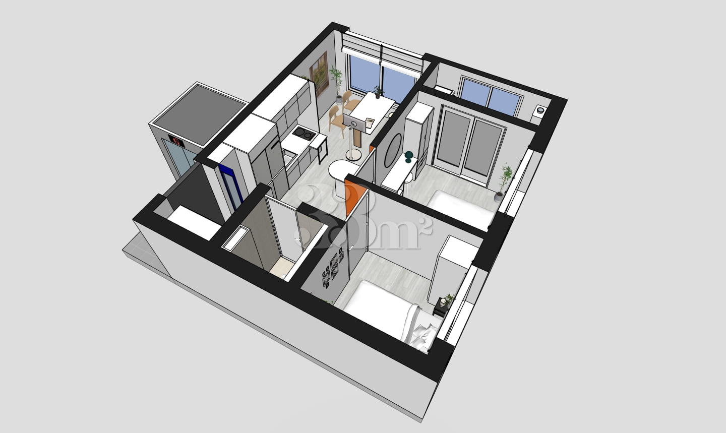 Fully furnished, newly built, right next to L 16th image