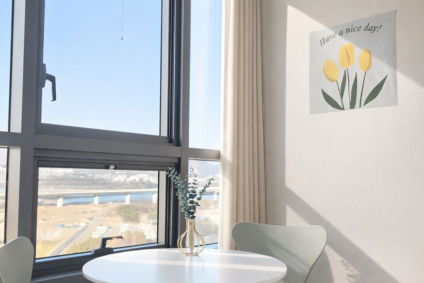 송도한라 풀옵션 퀸침대