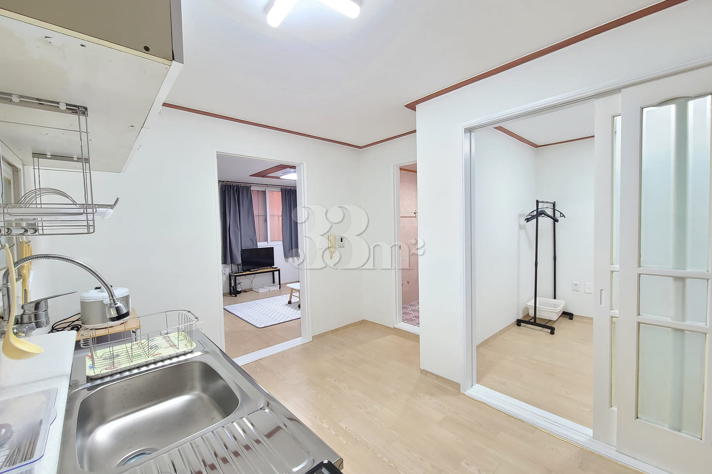 2 bedrooms, living room, Seongseo, 103 1th image