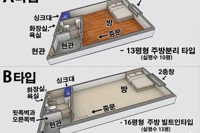 초대형룸,개별취사,세탁 9번째 이미지