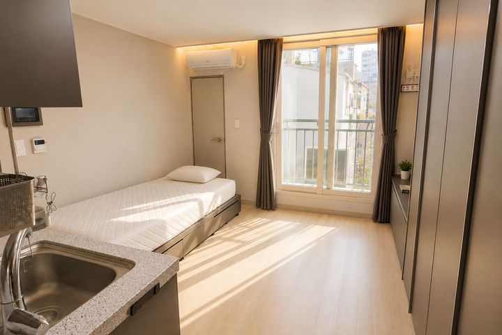 Quiet studio apartment near Oncheonjang Stati 0th image