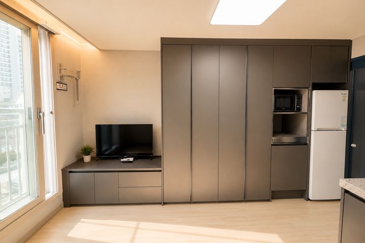 Quiet studio apartment near Oncheonjang Stati 2th image