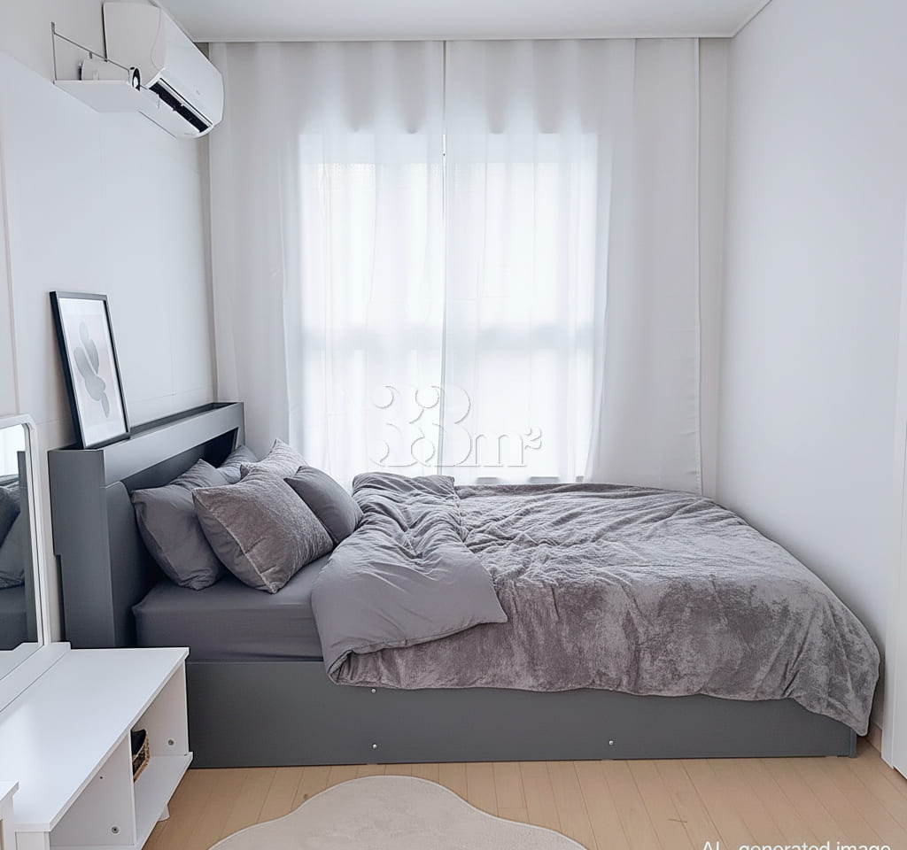 Gangdong-Gil-dong, Queen-size bed, Fully furn 0th image