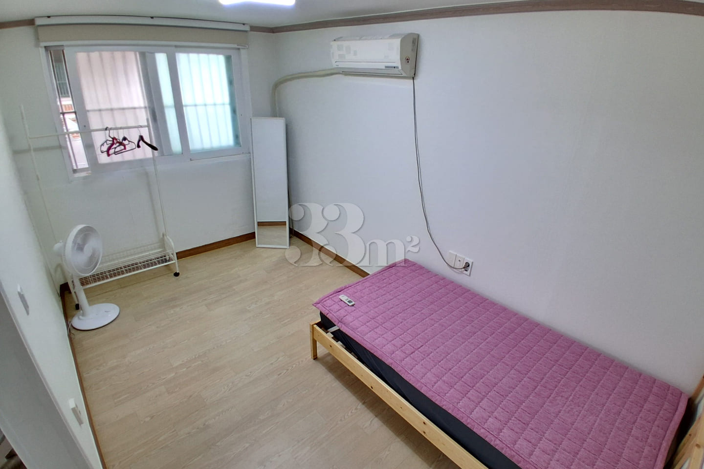2 bedrooms, living room, Hyosung 102 2th image