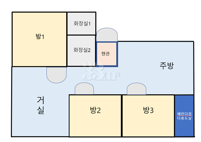 3 bedrooms, 2 bathrooms, 4 beds 9th image