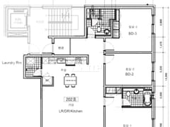 Unit 202, 3 bedrooms, 2 bathrooms 9th image