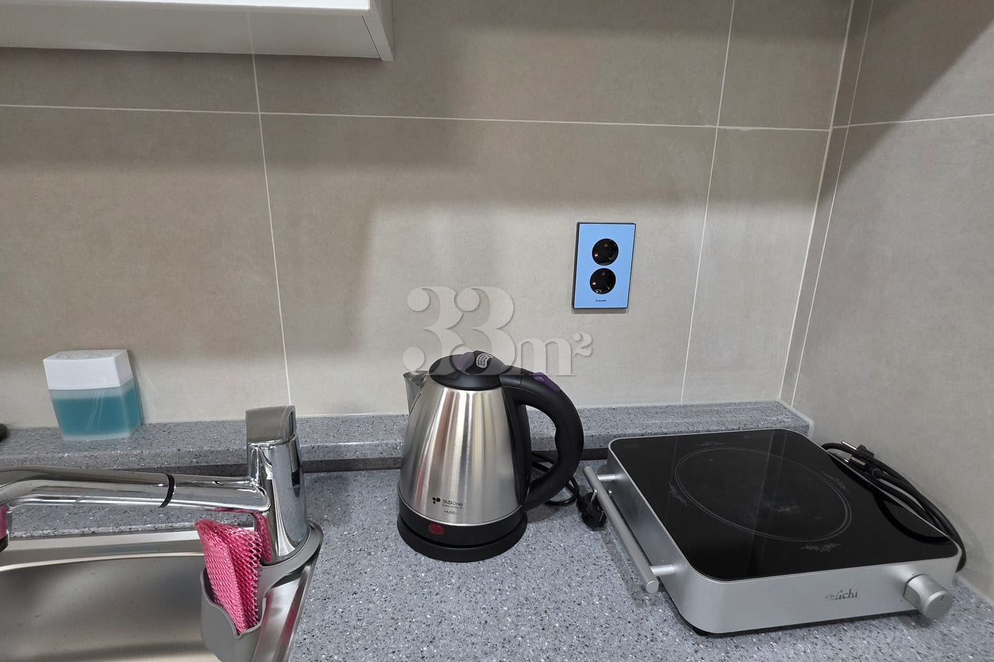 It is a neat studio apartment. 8th image