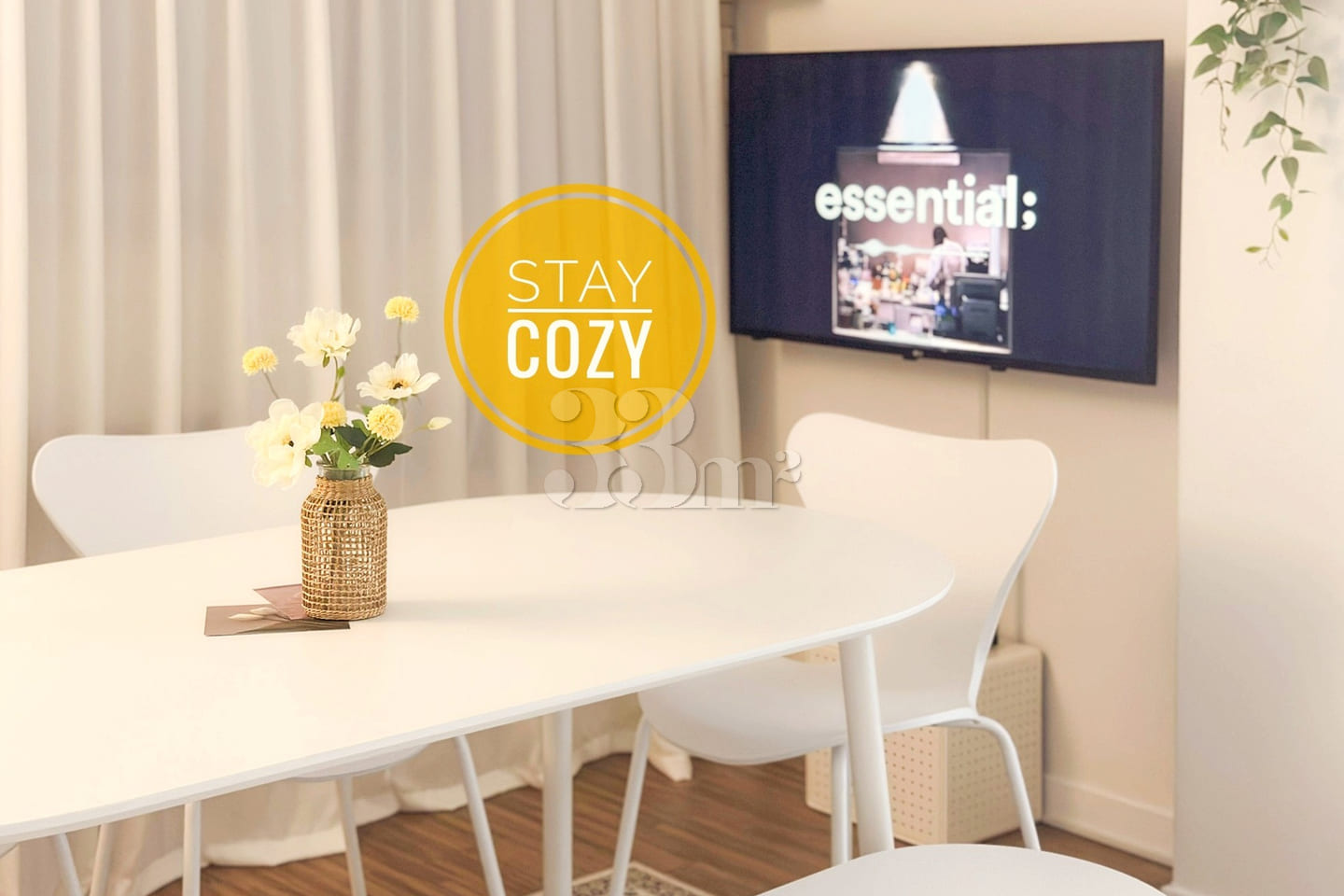 Fully furnished. 2 rooms. 3 beds. 6th image