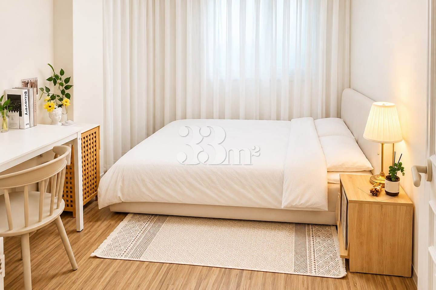 Fully furnished. 2 rooms. 3 beds. 4th image
