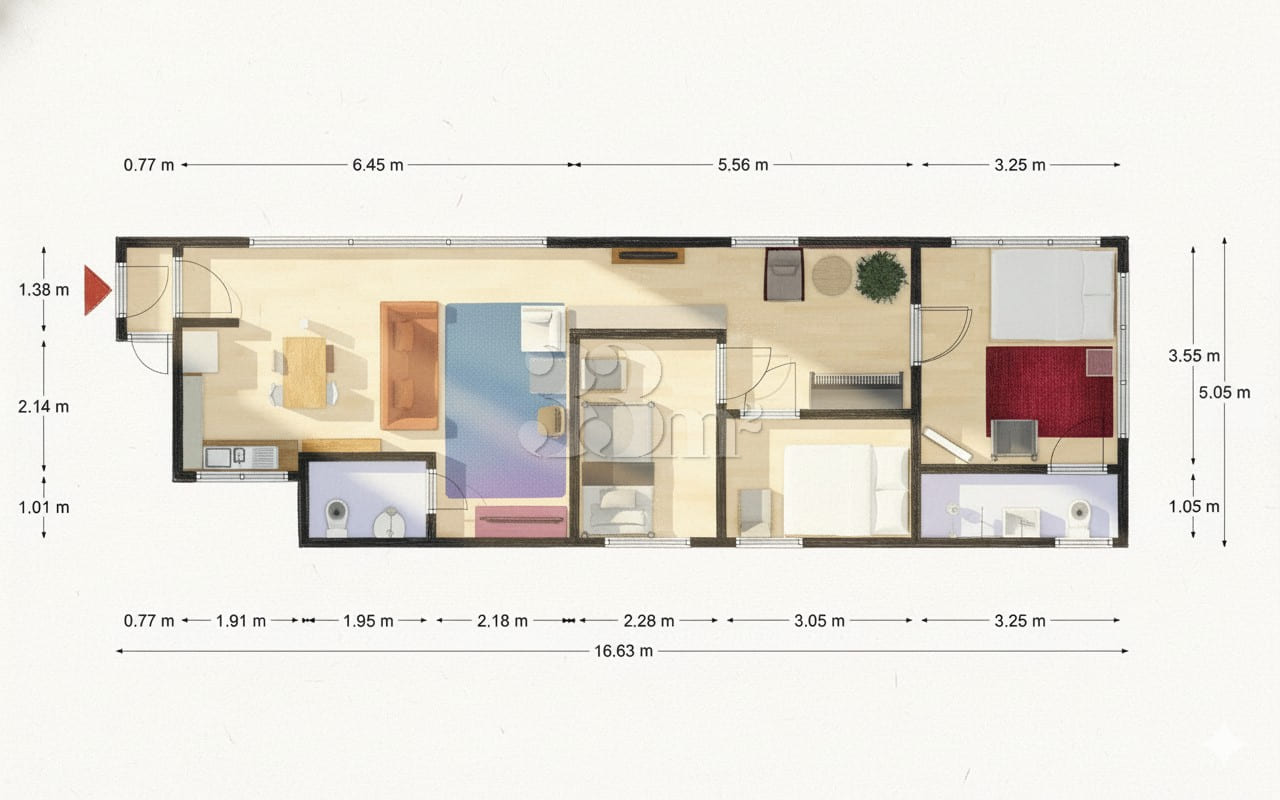 3 Bedrooms / 2 Bathrooms / Parking / Convenie 19th image