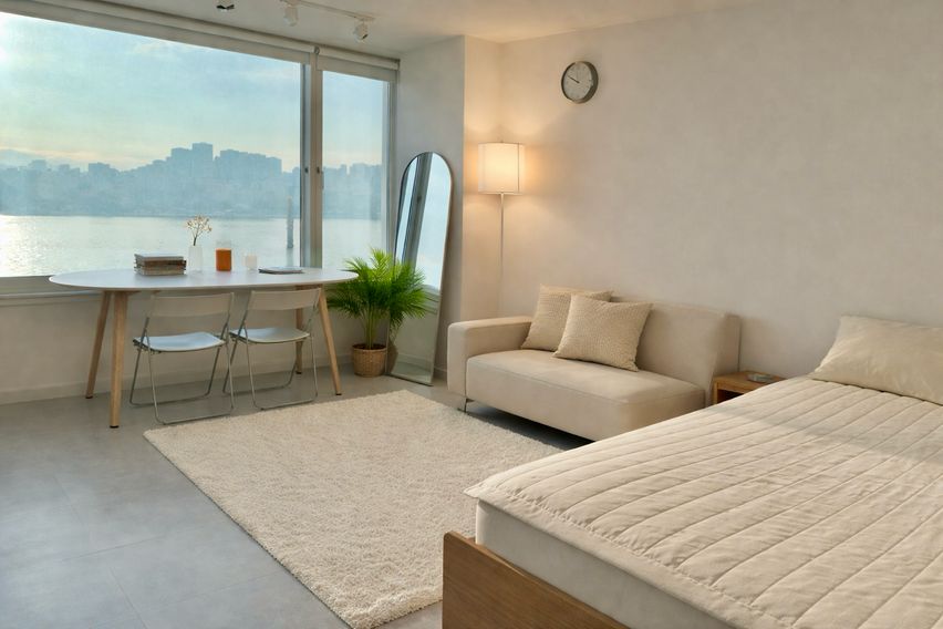 주차가능 한강뷰 통창 