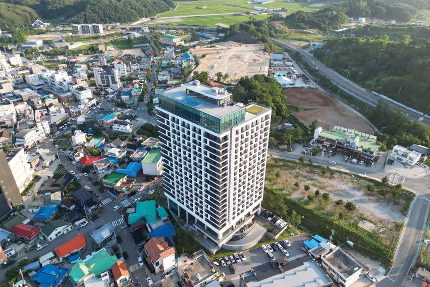 인구해변위치 누워서바다