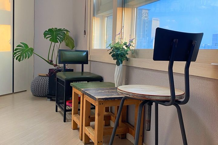 Duplex, fully furnished, with a sky library 3th image