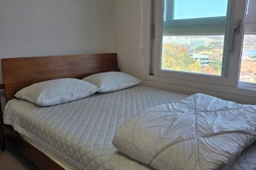 호수에서 아침을