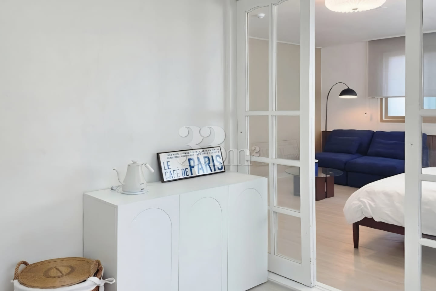 25-pyeong, 2-bedroom apartment with 3 beds 13th image