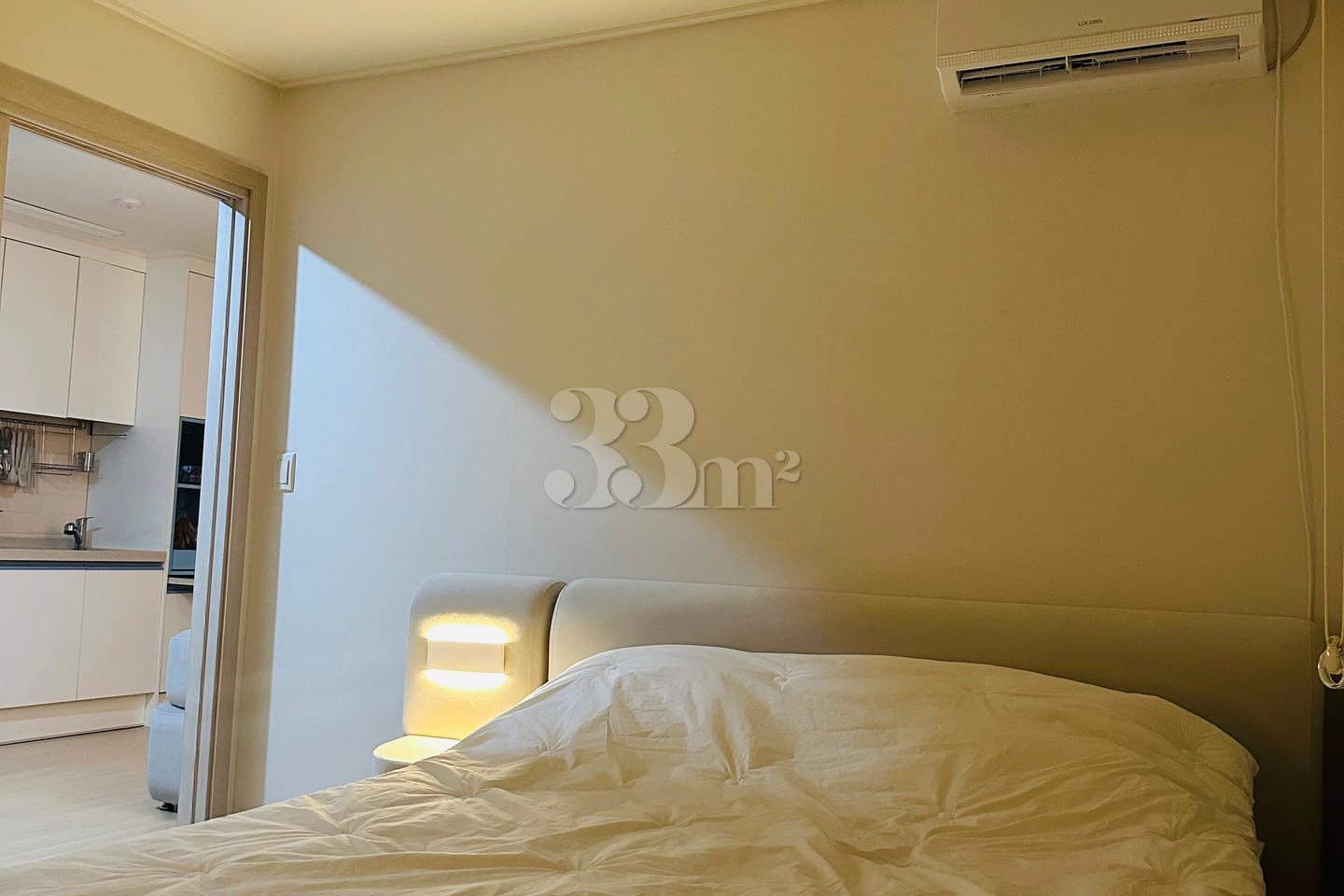 65-inch TV with separate bedroom and living r 14th image